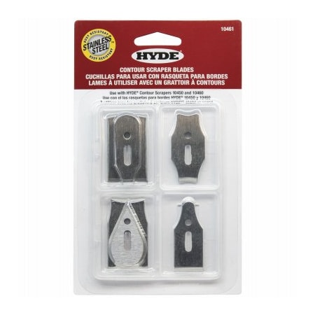 Hyde Contour Scraper Blades 10461